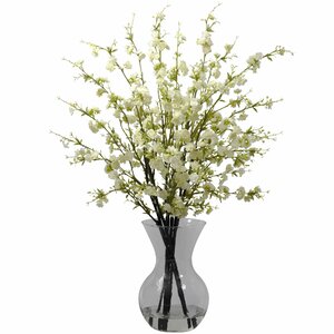 Cherry Blossoms Arrangement with Vase