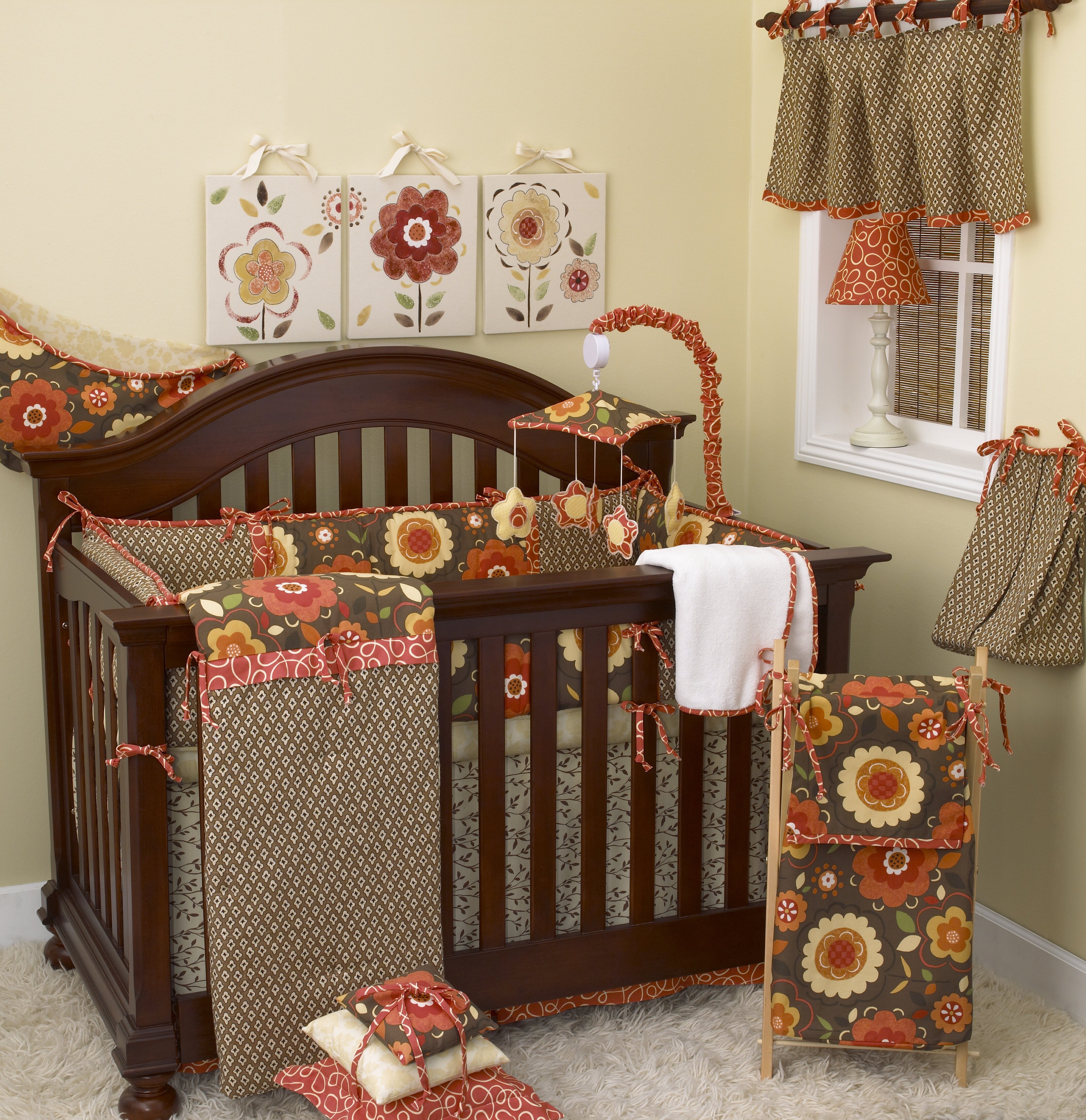 7 piece crib bedding set