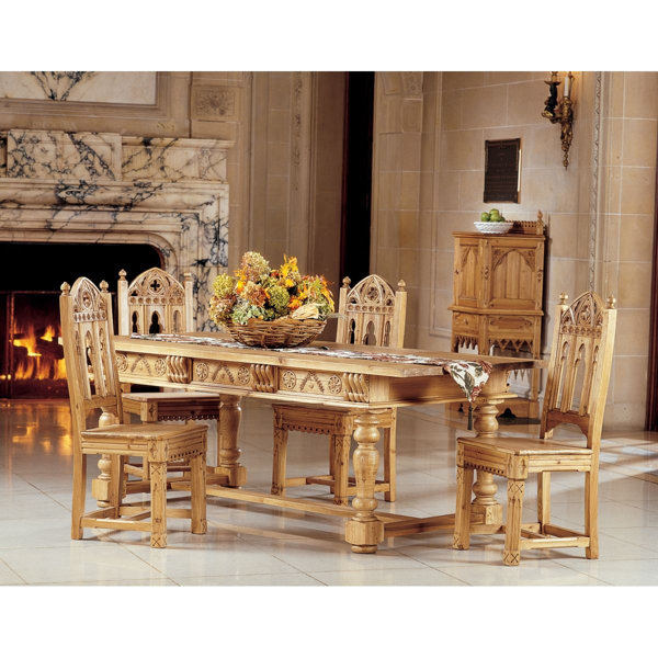 Sudbury 5 Piece Dining Set By Design Toscano Great Reviews