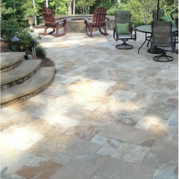 Msi Porcini Travertine Tumbled Paver Wayfair