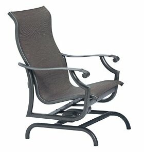 Montreux Sling Action Patio Chair Tropitone Seat Color Taylor