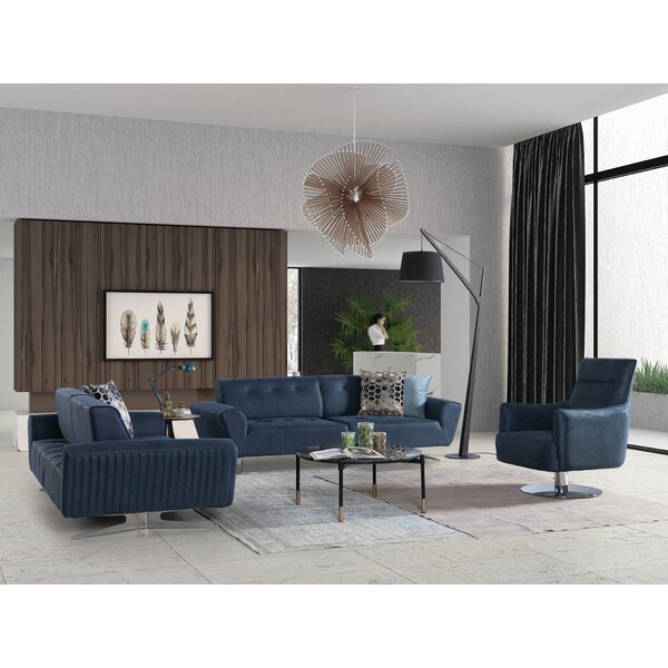 Powden 3 Piece Reclining Living Room Set By Orren Ellis