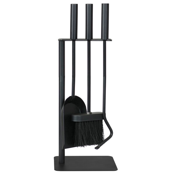 4 Piece Cast Iron Fireplace Tool Set By Ashley Hearth