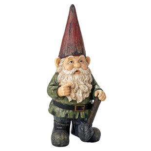 Very Large Garden Gnomes Wayfair Gottfried The Gigantic Garden Gnome Statue