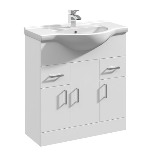 Noelia 755mm Free-standing Vanity Unit Nuie 