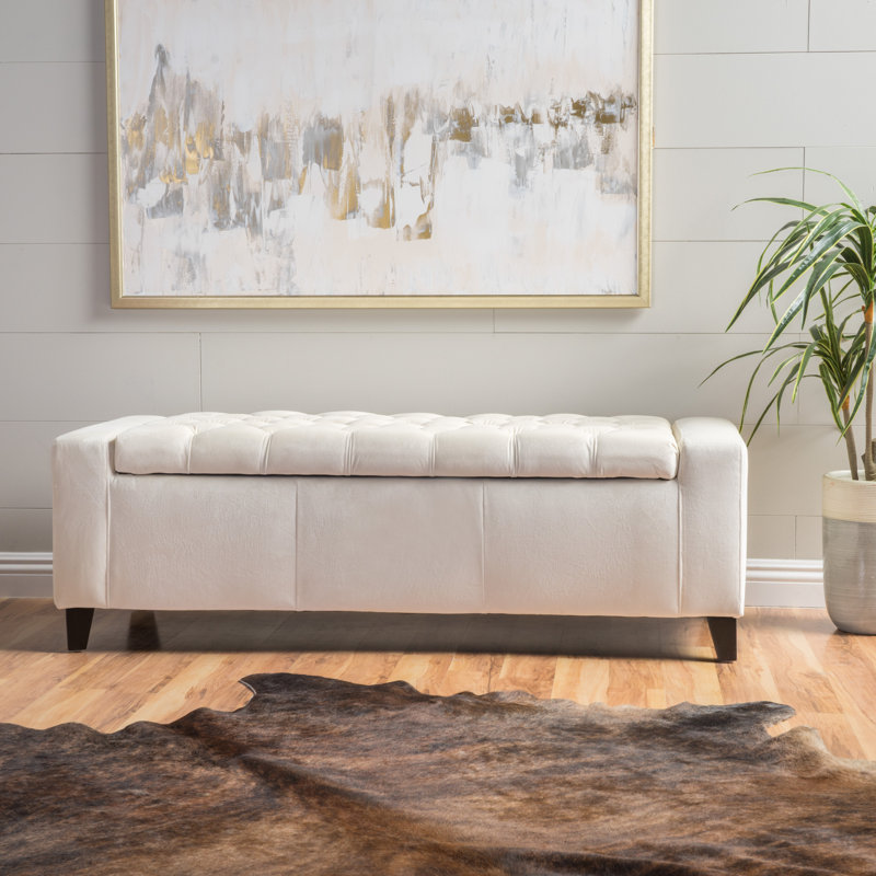 Ilchester Upholstered Storage Bench & Reviews Birch Lane