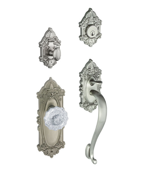 Grande Victorian Keyed Door Knob by Grandeur