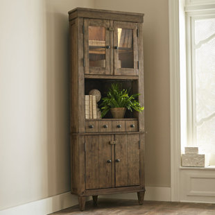 Corner Cabinet Derrickson Wayfair Derrickson Corner Cabinet