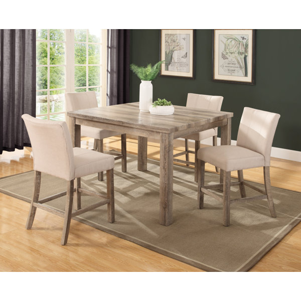 union rustic shaunda casual 5 piece counter height dining set union rustic shaunda casual 5 piece counter height dining set