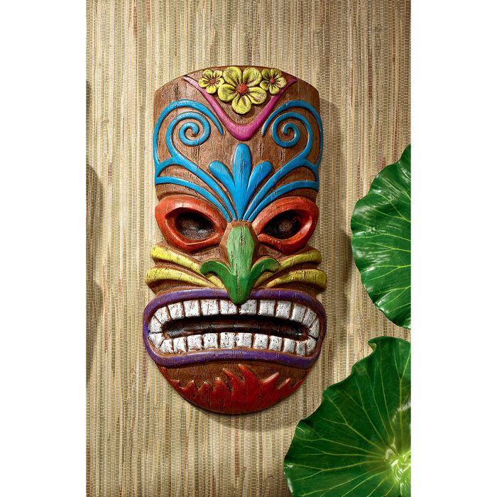Design Toscano Hoaloha Of The Hawaiian Isle Tiki Wall Décor Hoaloha Of The Hawaiian Isle Tiki Wall Décor