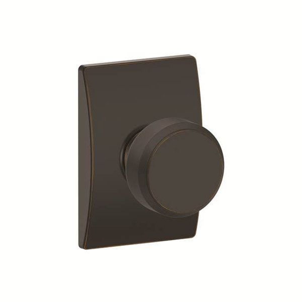 F Series Bowery Single Cylinder Interior Pack with Century Rosette by Schlage