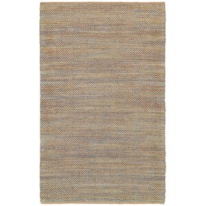 Natural Fiber Blue Area Rug