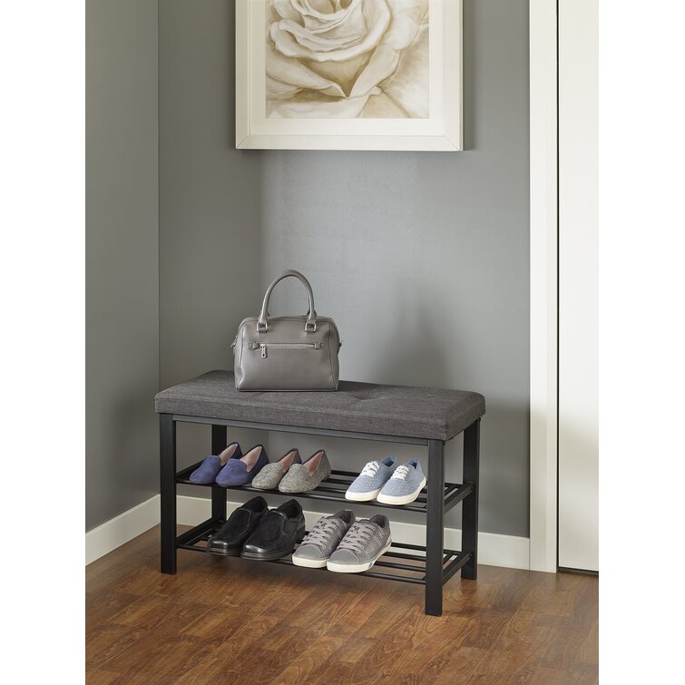 Neatfreak Metal Shoe Storage Bench Reviews Wayfair