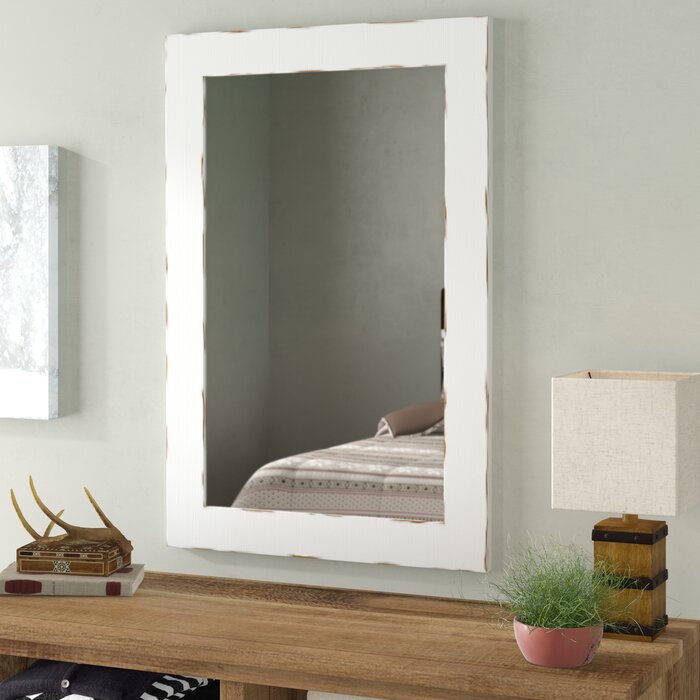 Longwood Rustic Beveled Wall Mirror