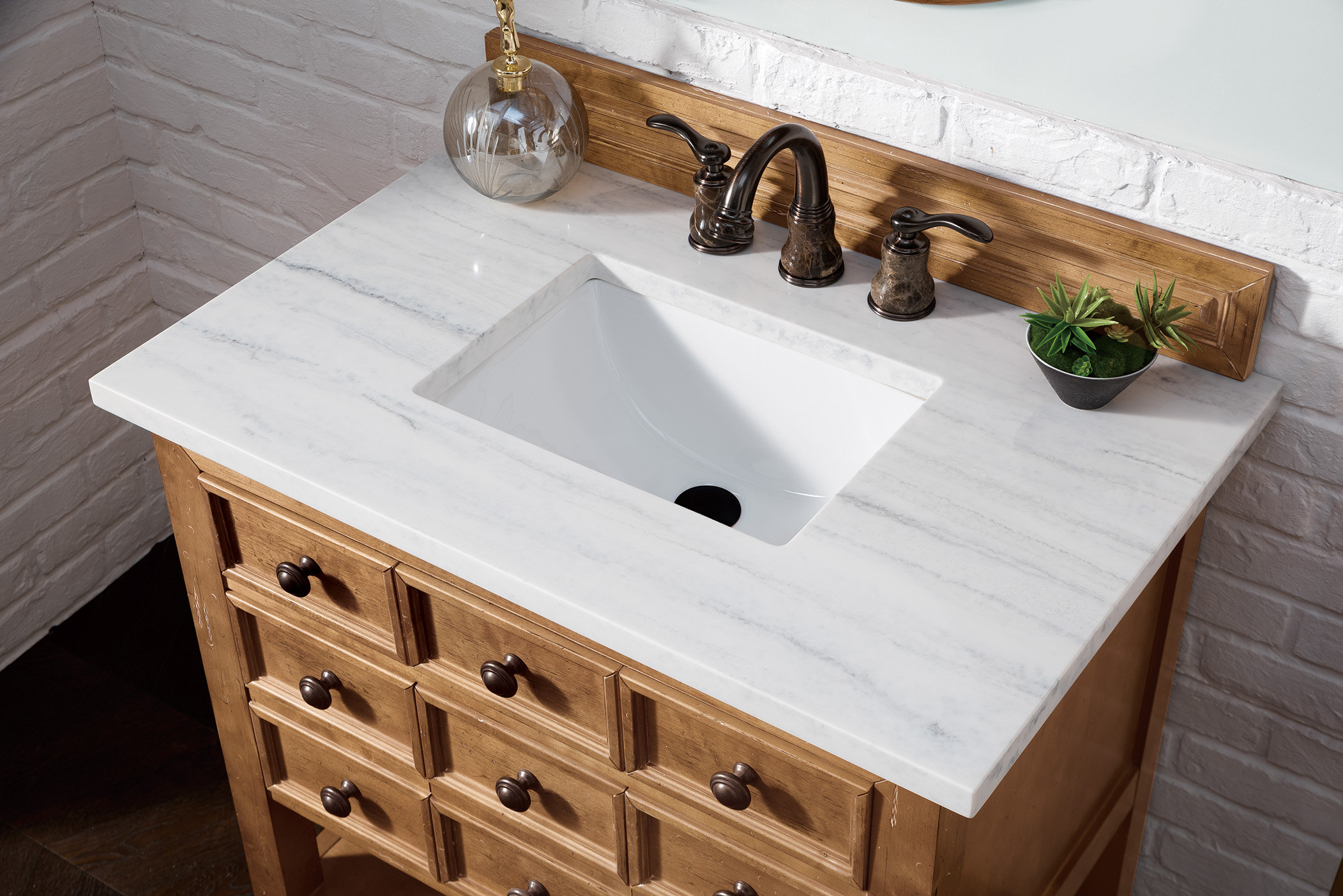 James Martin Furniture Malibu 36 Single Bathroom Vanity Set Reviews Perigold