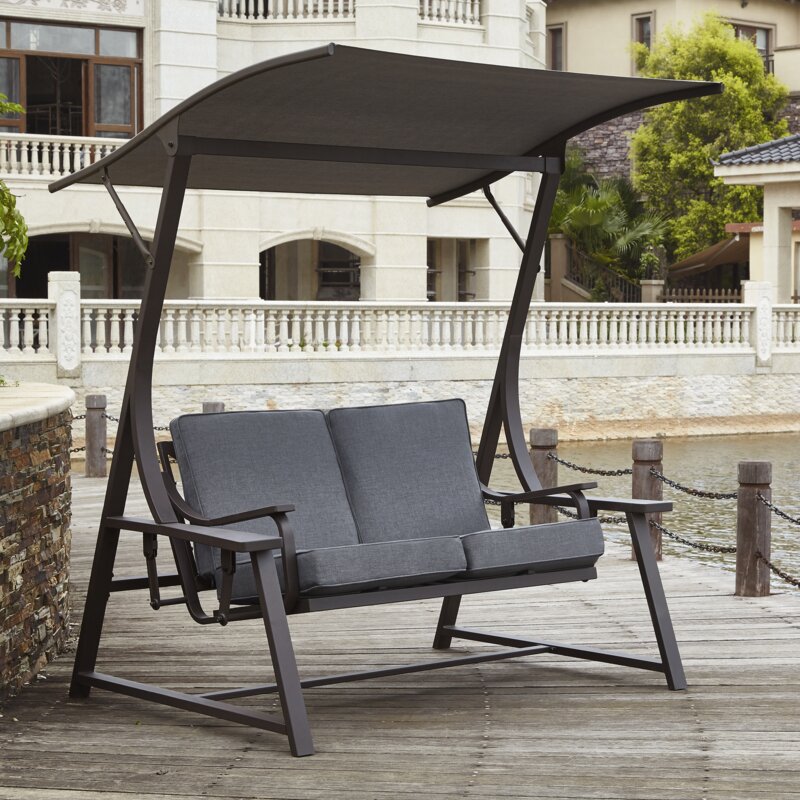 Marquette Canopy Swing / The Best 3 Person Patio Swing ...