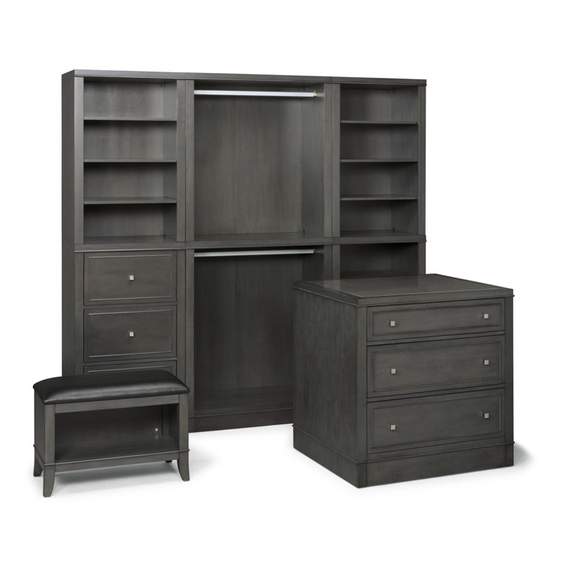 Three Posts Romsey 25 W 5 Piece Closet Storage Units Wayfair