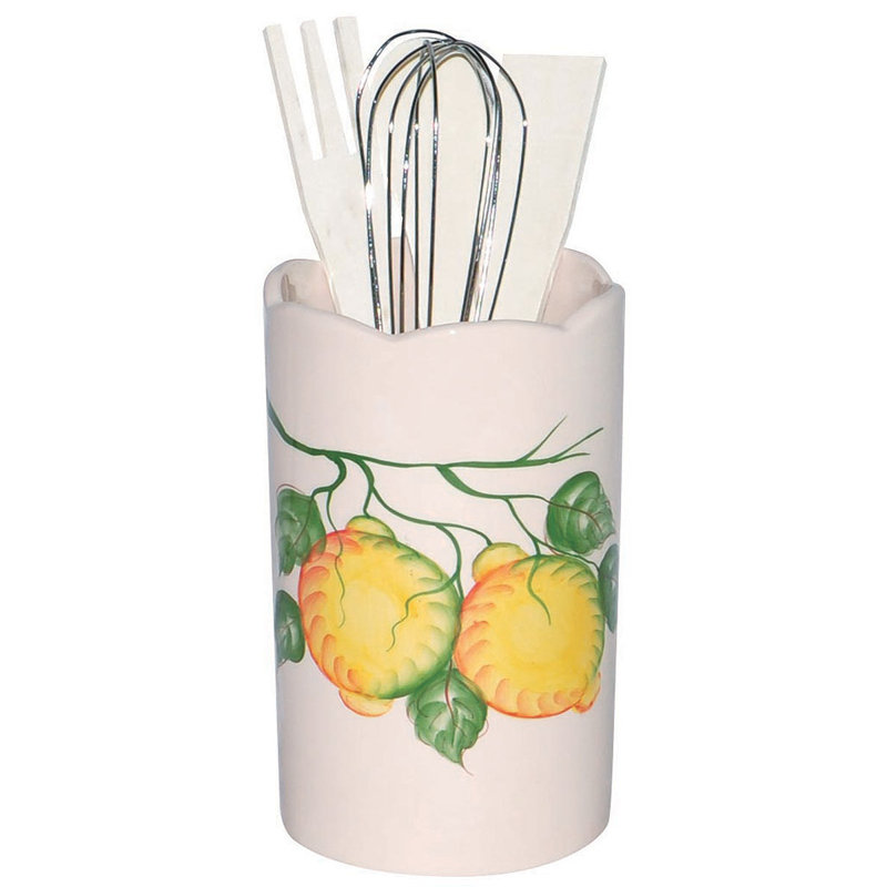 Lorren Home Trends Lemon Design Utensil Holder & Reviews Wayfair