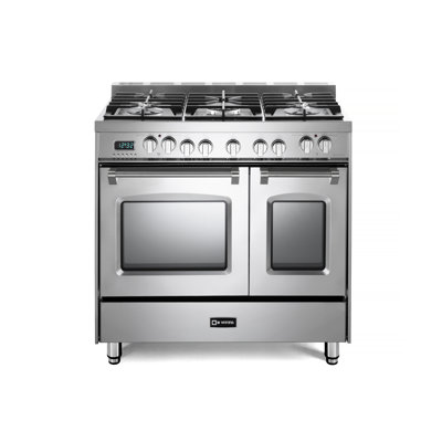 Prestige 36" 4.9 cu. ft. Freestanding Dual Fuel Range Verona Finish: Stainless Steel