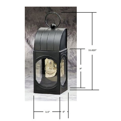 Winooski 1  Bulb Outdoor Wall Lantern Millwood Pines Finish Verde Green Glass Seedy