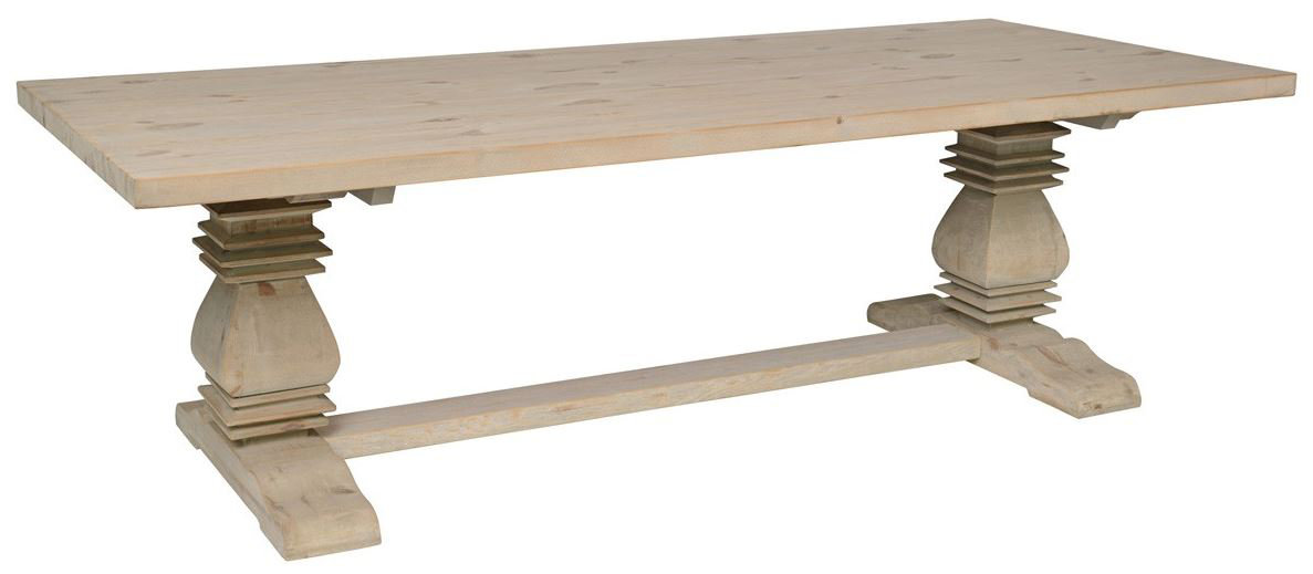 Rustic Elegant Wood Dining Table #Swedishtable #farmtable #farmhousetable