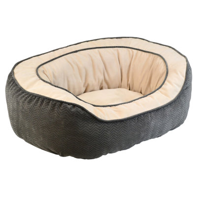 Precision Pet Daydreamer Gusset Bed Bolster Petmate Color: Gray