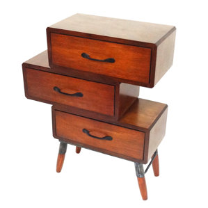 3 Drawer Nightstand by Jeco Inc.
