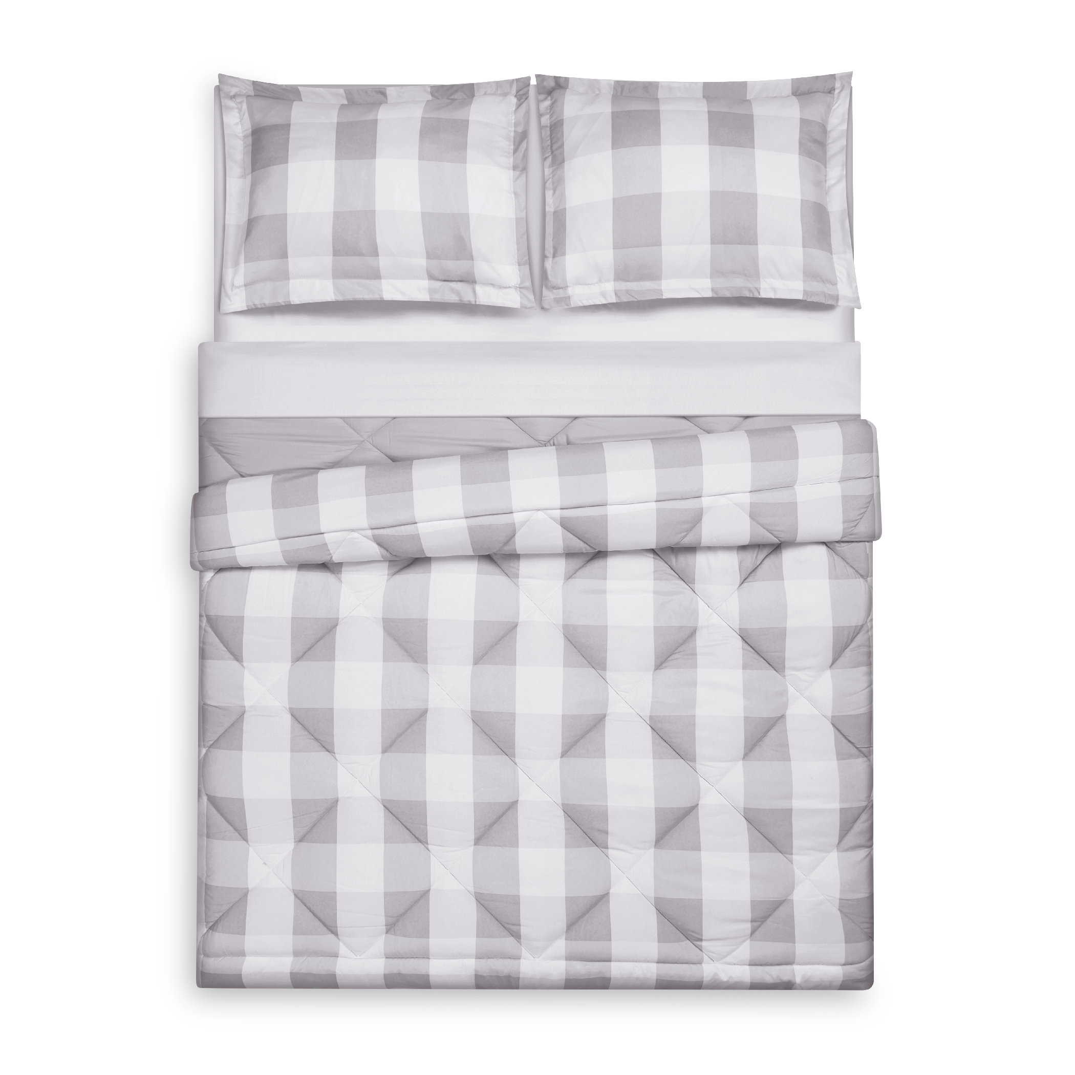 Truly Soft Buffalo Plaid Reversible Comforter Set Reviews Wayfair