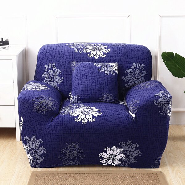 Elegant Polyester And Spandex Box Cushion Armchair Slipcover By Ebern Designs