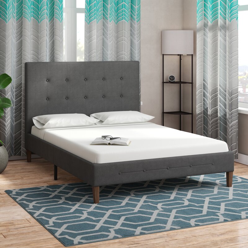 Wrought Studio Monona Upholstered Platform Bed Reviews Wayfair