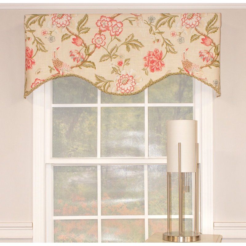 Rlf Home Birds Of Paradise Cornice 50 Window Valance Wayfair