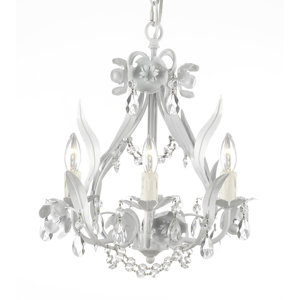 1-Light Crystal Chandelier