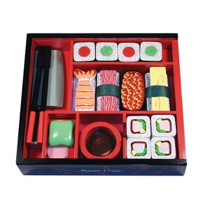 24 Piece Sushi Slicing Box Play Set