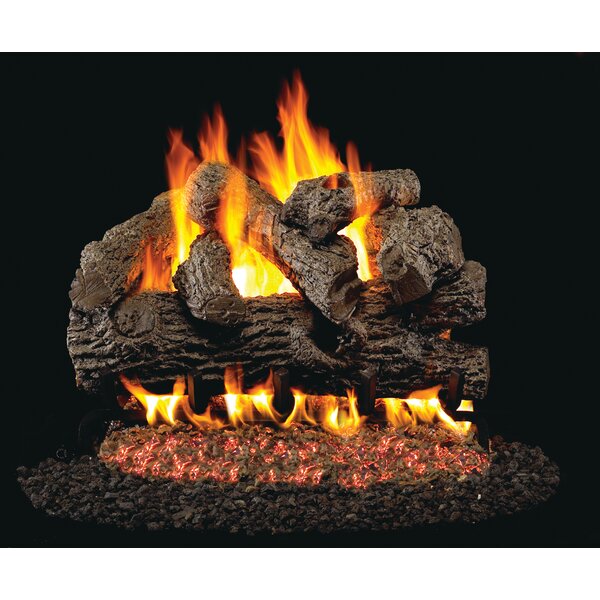 Royal English Oak Vent Natural Gas Logs By Real Fyre