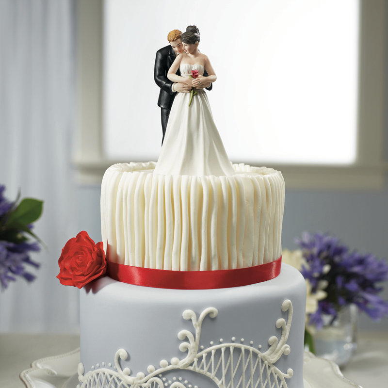 Weddingstar Rose Bride And Groom Cake Topper Wayfair Weddingstar Rose Bride And Groom Cake Topper Wayfair