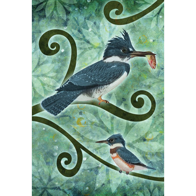 Kingfisher Garden flag Toland Home Garden