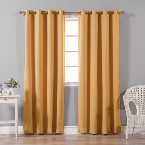 Retro Curtains Orange Wayfair
