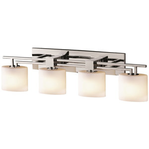 Luzerne Aero 4 Light Oval Bath Vanity Light