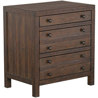 Foundry Select Anadarko 3 Drawer Nightstand In Reclaimed Oak Wayfair
