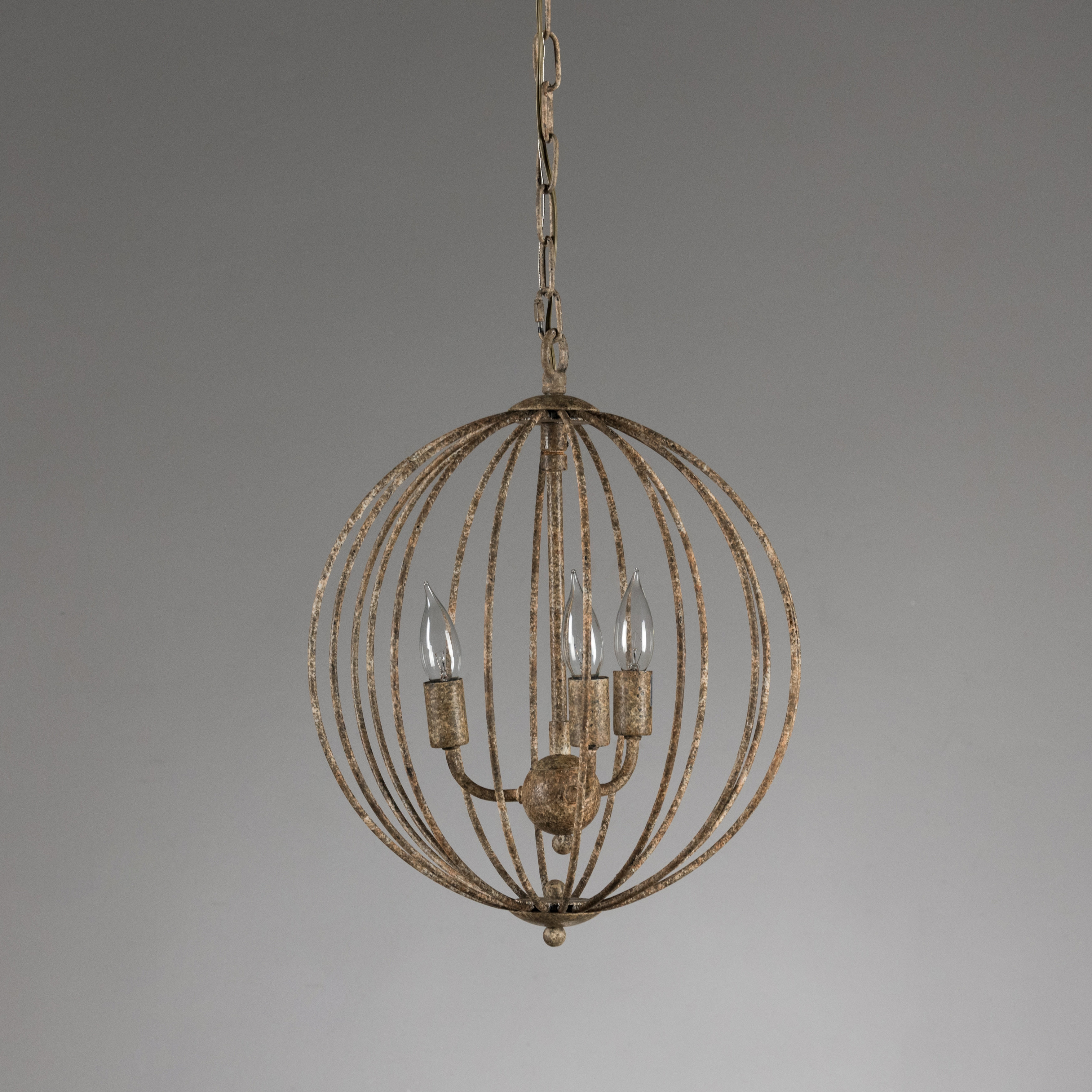 Ophelia Co Colin 3 Light Unique Statement Globe Chandelier Ophelia Co Colin 3 Light Unique
