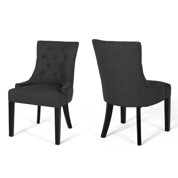 Georgie Upholstered Dining Chair (Set Of 2) By Alcott Hill