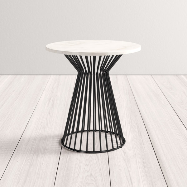 modern marble end table