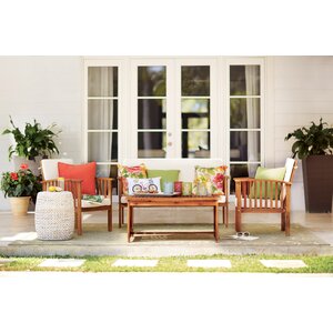 Firenze 4 Piece Sofa Set with Cushions