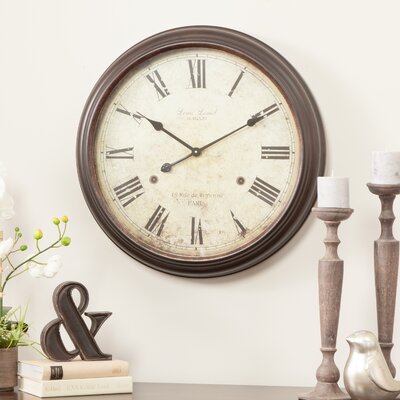 Analog Oversized Wall Clocks You'll Love | Wayfair
