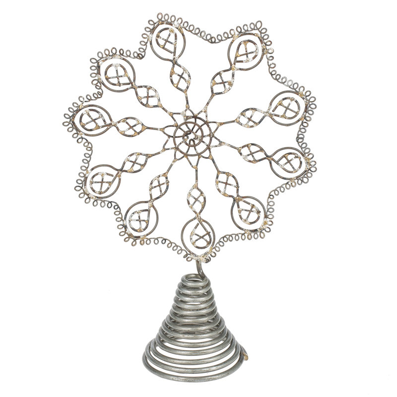 The Holiday Aisle Snowflake Christmas Tree Topper Wayfair