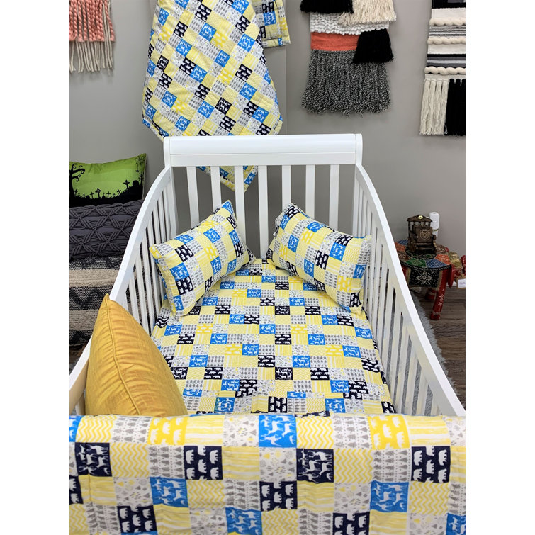 checkered flag crib bedding