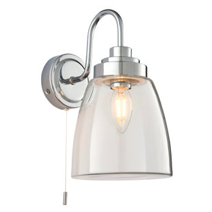 Pull Cord Wall Light Bathroom Lights You Ll Love Wayfair Co Uk Farragut 1 Light Wall