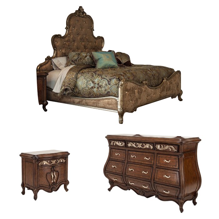 Platine De Royale Platform Configurable Bedroom Set