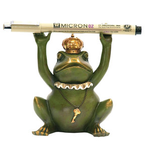 Hanson Frog Gatekeeper Pen Holder