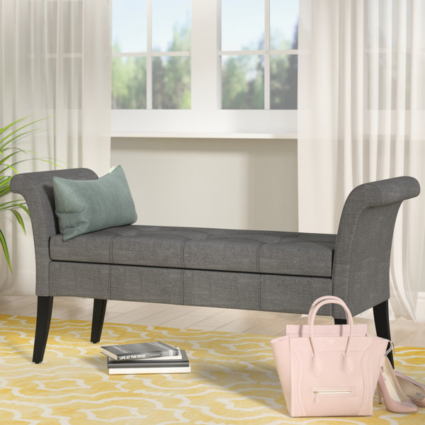 Kamila Upholstered Storage Bench by Willa Arlo Int